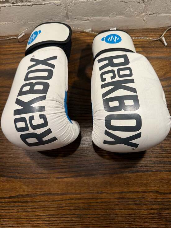 RockBox Other - RockBox white boxing gloves 14 oz preowned